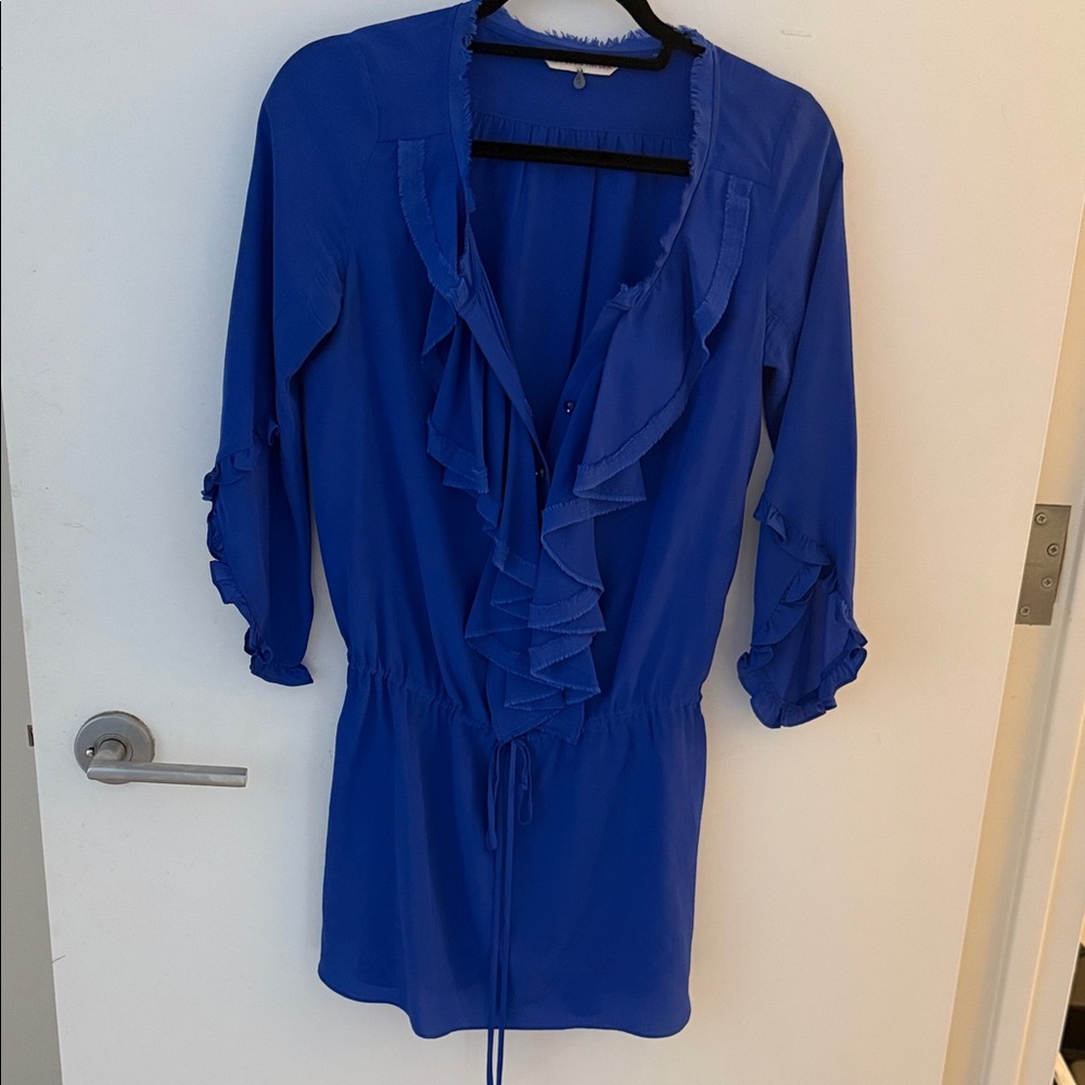 Rebecca Taylor Vibrant Blue Dress